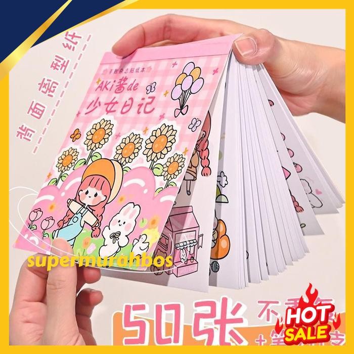 

PAOPAO STIKER BOX 1 SET CUTE HAPPY IMPORT PREMIUM 50 LEMBAR DAN PULPEN CUTTER HIGHT QUALITY !!