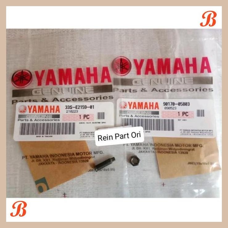 [REIN] BAUT + MUR SETELAN KLEP MIO M3 X RIDE GRAND FILANO LEXI ORI YAMAHA