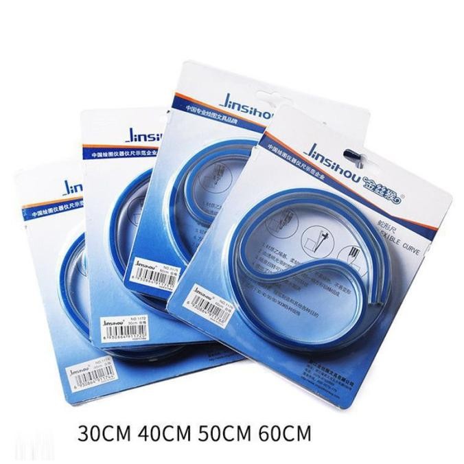 

siap kirim flexible curve ruler technical measuring tool penggaris garisan teknik super lentur