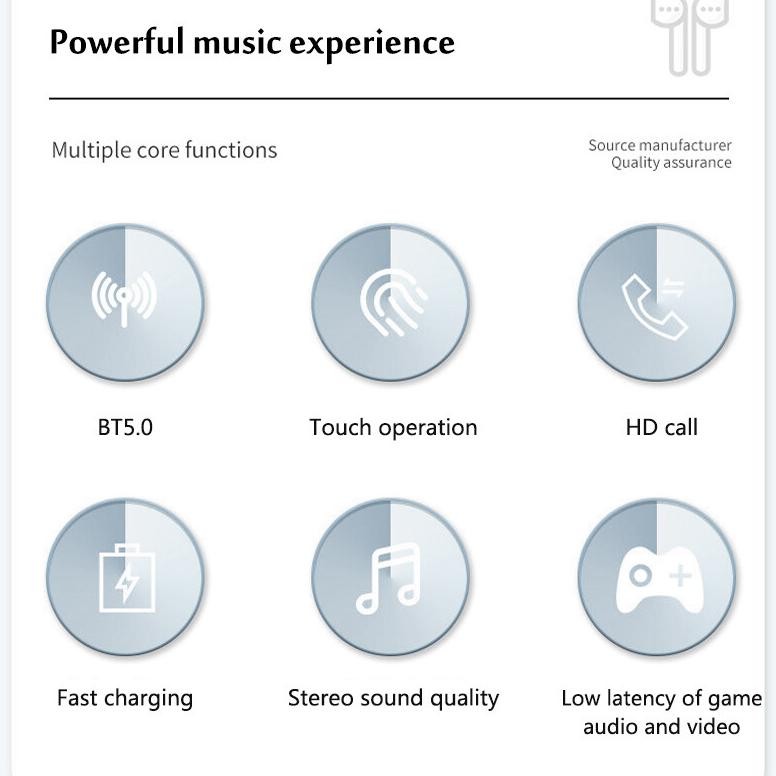 GS SONY WF-S25 True Wireless Bluetooth Headset Sports Headset Mobile Phone Call In-ear Headset with 