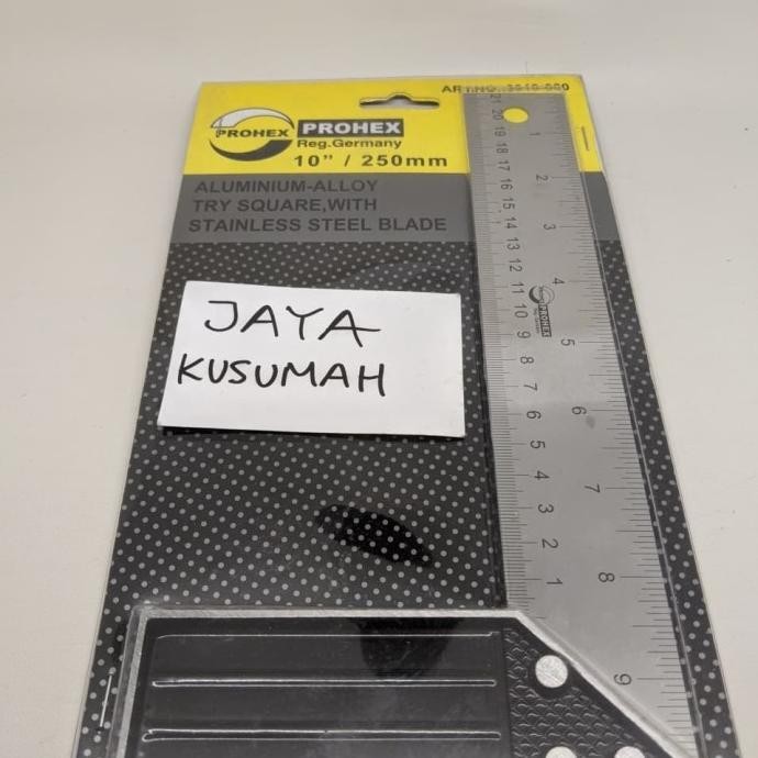 

siap kirim penggaris siku tukang prohex 10" pasekon haston 25 cm