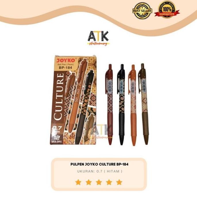 

Tersedia Pulpen Joyko Culture Batik Bp-184 Atk