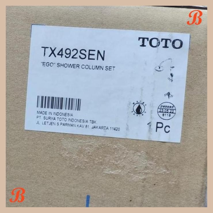 [UBK] SHOWER TIANG TOTO TX492SEN | TX 492SEN| TX492 SEN | TX 492 ORIGINAL TOTO 100%