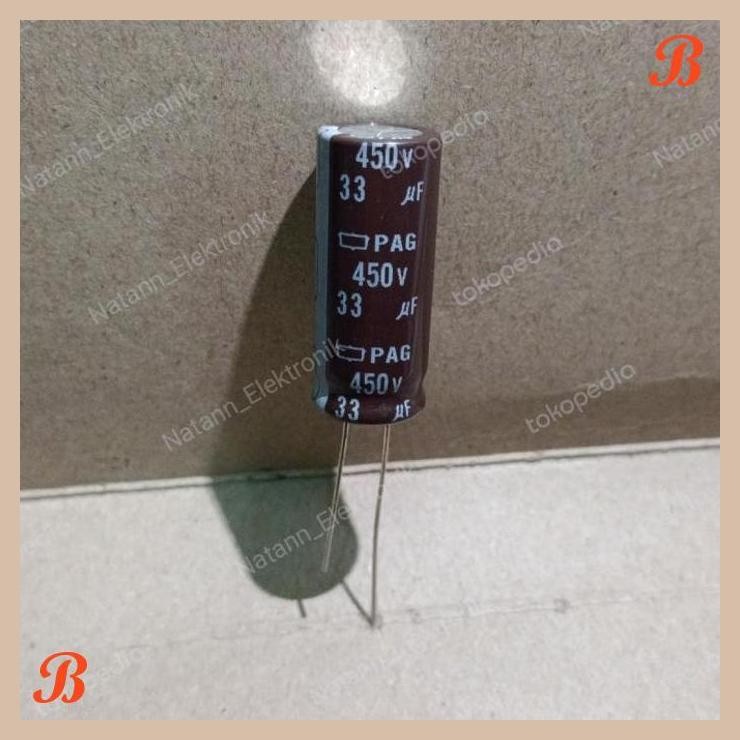 [MRD] 5590 KAPASITOR ELCO 33UF 33 UF 450V 450 VOLT 450VOLT NIPPON CHEMICON