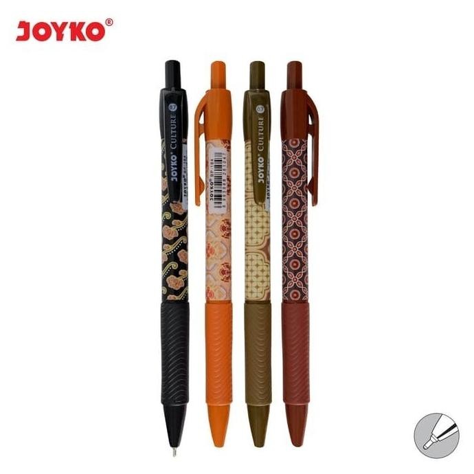 

Tersedia Ball Pen Pulpen Pena Joyko Bp-184 Culture 0.7 Mm - Hitam 1Pack / 12Pcs