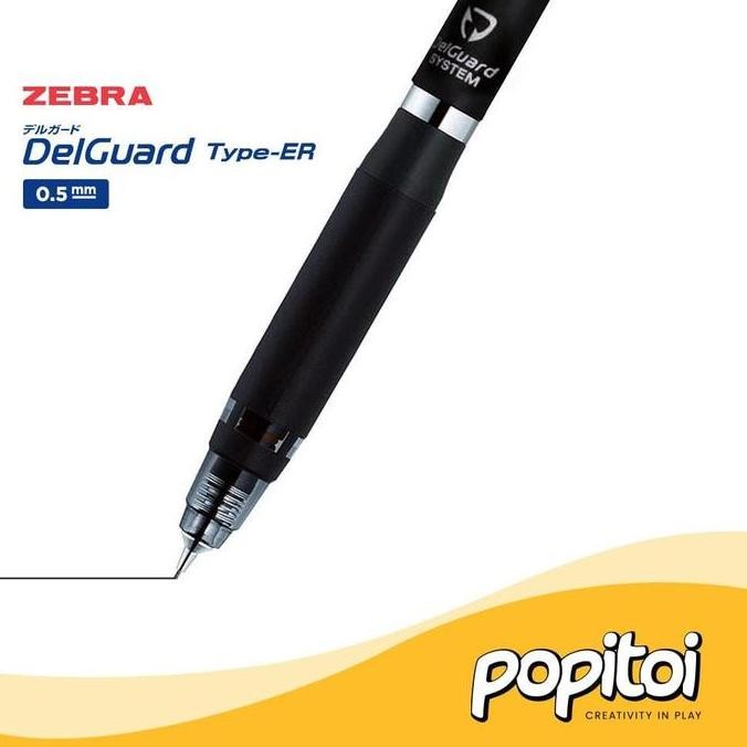 

Zebra Delguard P-MA88 Type ER Mechanical Pencil 0.5 mm Pensil Mekanik Anti Patah