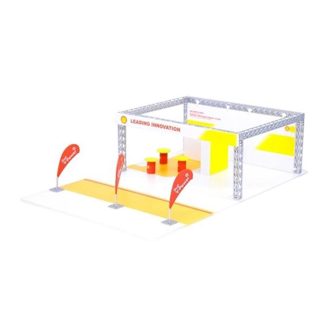 INNO64 DIORAMA "SHELL" KIOSK DIORAMA DIO64-001-SHELL