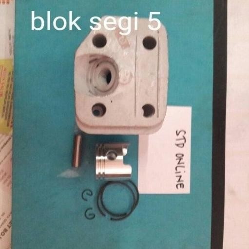 blok mesin potong rumput