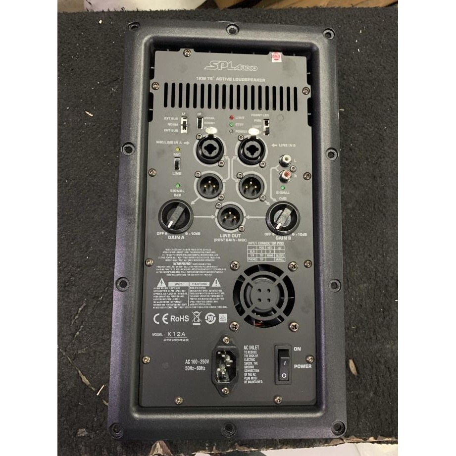 Power module spk aktif K 12A - biamp - 150 + 850 watt
