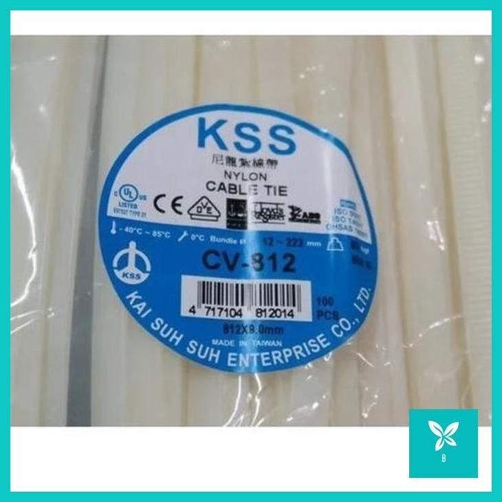 

KABEL TIES CV-812 X 9 WARNA PUTIH DAN HITAM MERK KSS