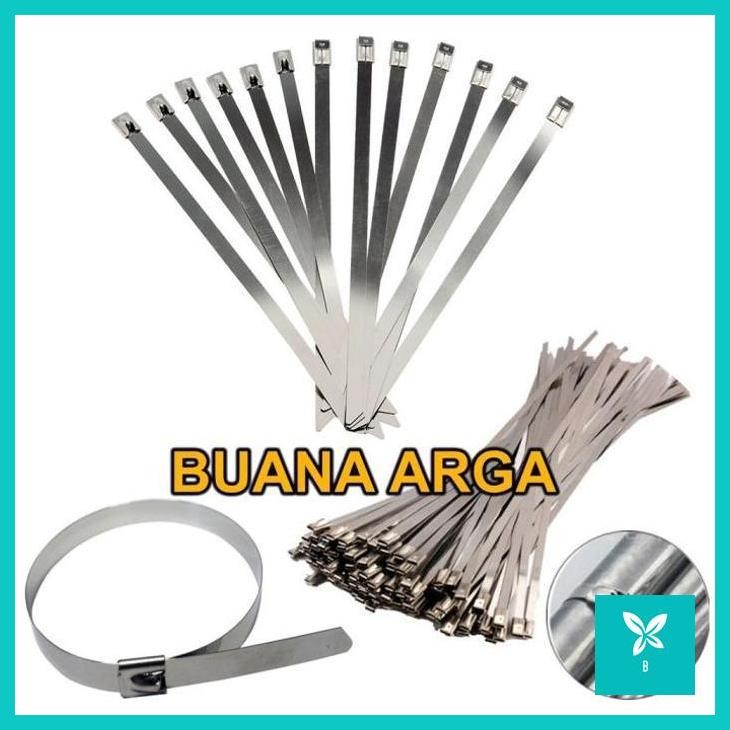 

KABEL TIES STAINLESS STEEL 150MM CABLE SS 316 BALL LOCK 4.5MM / 7.9MM