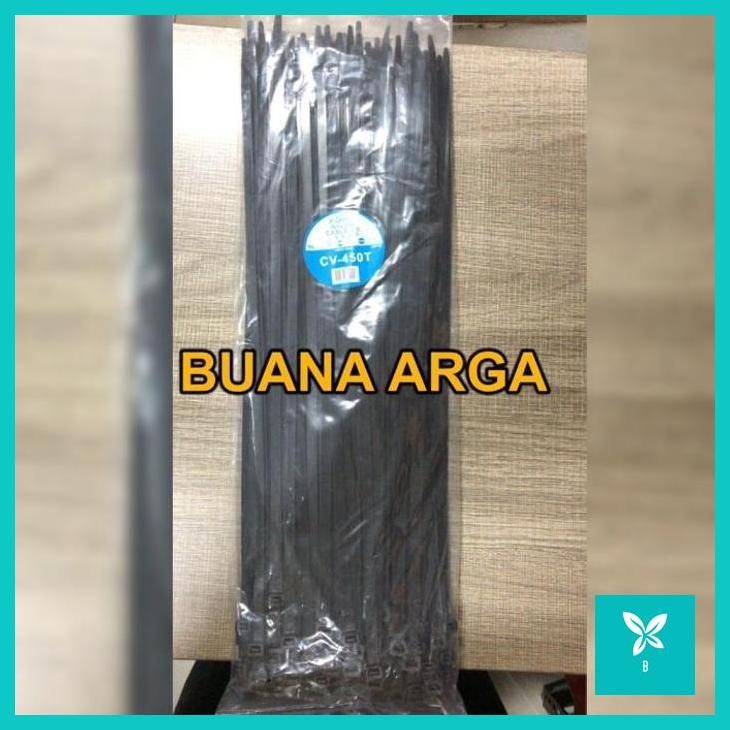 

KABEL TIES FORT 450T 450 X 7.6MM CABLE TIE PANJANG 45CM HITAM / PUTIH