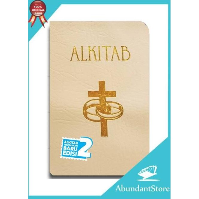 Alkitab Pernikahan Ukuran Sedang - Alkitab 052 TI Wedding - LAI murah