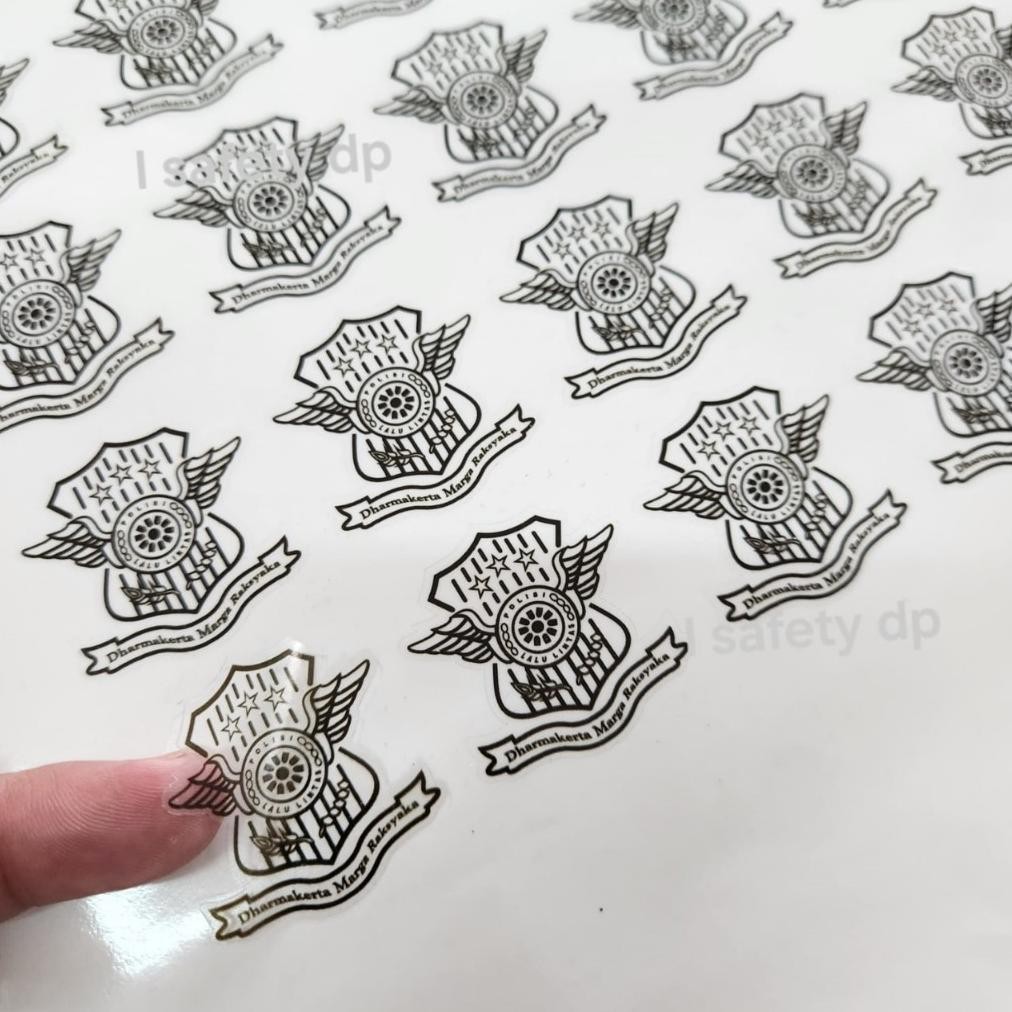 Logo Korlantas Stiker Untuk Plat Nomor