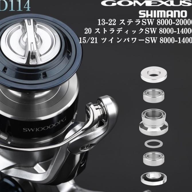 Gomexus Titanium Fishing Line Roller For Shimano Sw 8000-25000 Co