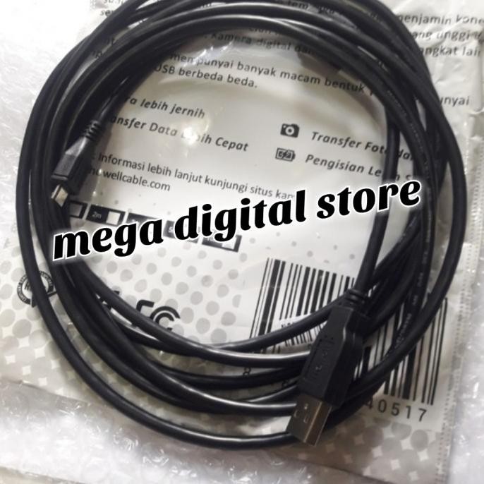 KABEL DATA USB 3M NIKON D3400,D3500 D5600 ,D7500 KUALITAS OKE