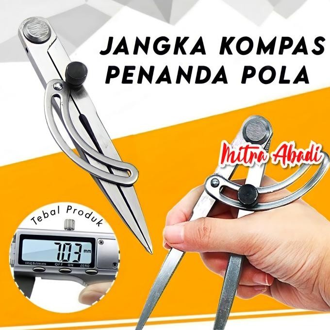 

Produk Baru!! Jangka Kompas Penanda Pola - Lock Sistem Lingkaran Adjustable