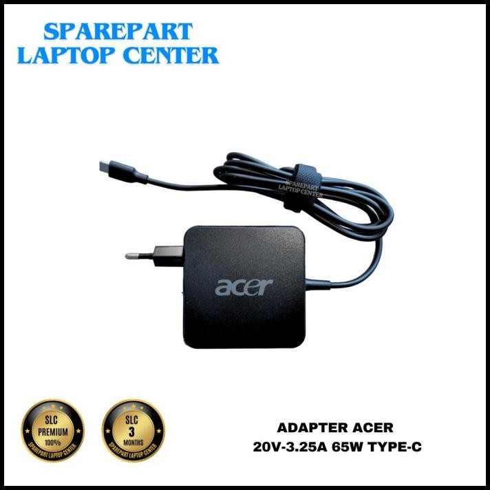 65W 20V 3.25A Usb-C Type C Charger Adapter For Acer Chromebook Spin 15 13 11 315 713 311 R13 Cb315 C