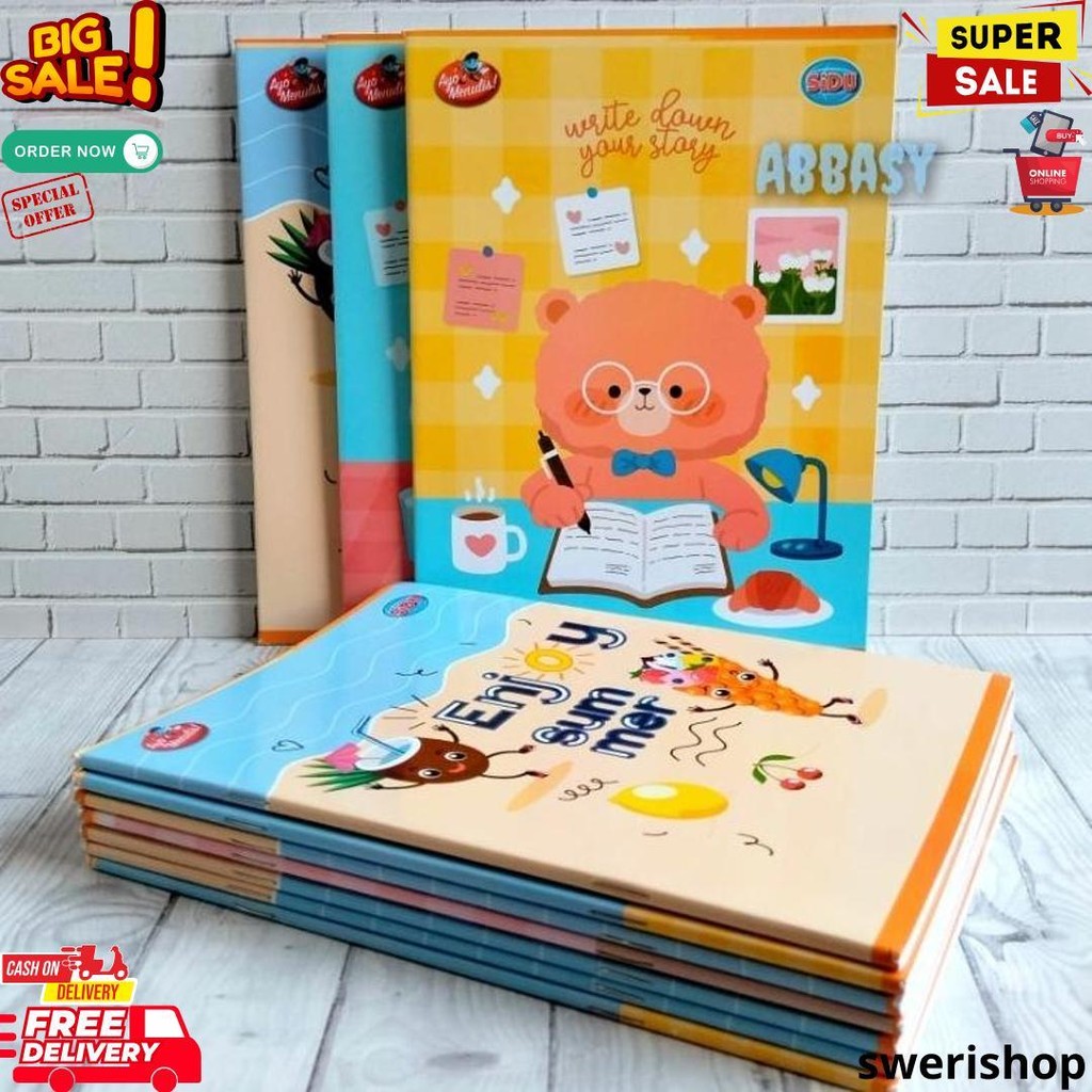 

Buku Tulis Sidu ( Sinar Dunia ) 38 Lembar Isi 5 Buku D Cod