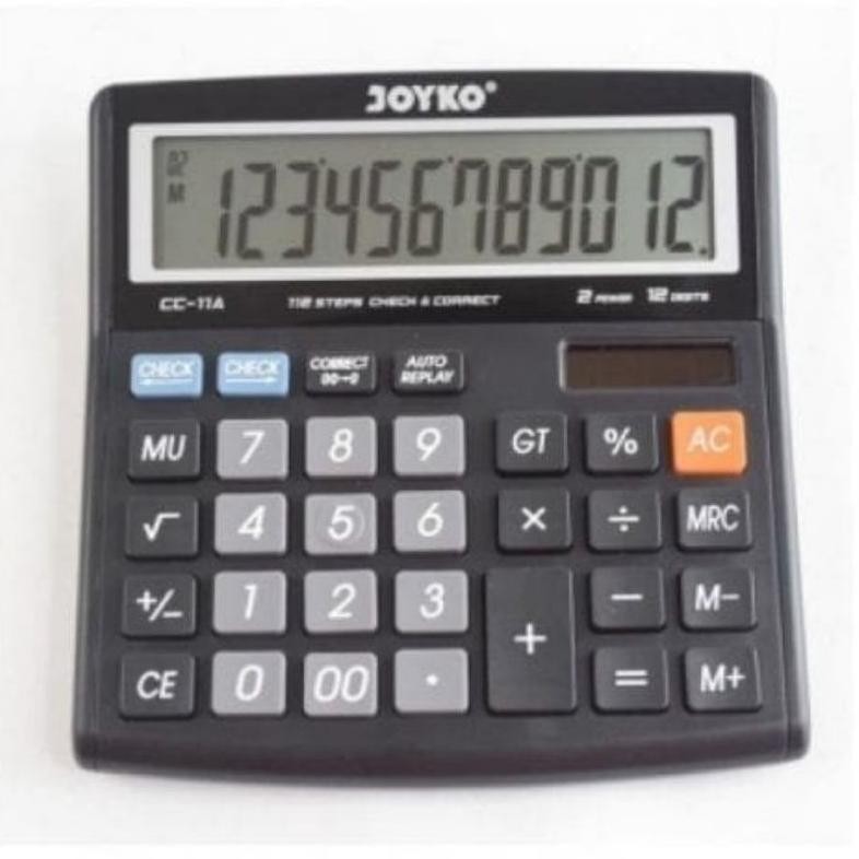 

Ss-64 Gf21 Joyko Cc-11A Original - Check & Correct Calculator Kalkulator Bisa Cek Ulang Termurah