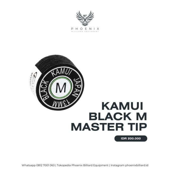 Kamui Black M Master Tip Billiard | Master Tip | Master Tip M Black | Master Tip Kamui Co