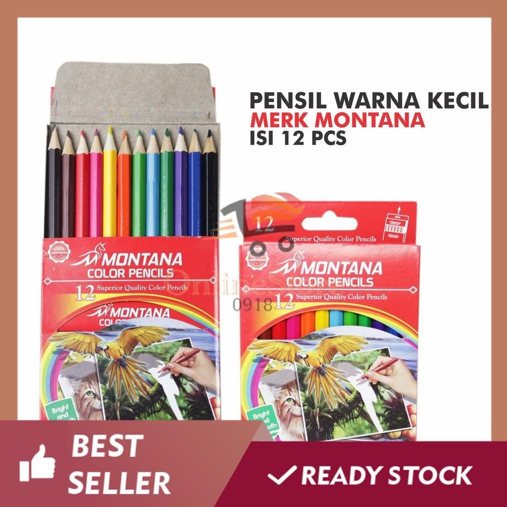 

OS -G103- Pensil Warna 12pcs Pack KECIL - Pensil Mewarnai Anak Ukuran Kecil 12pcs