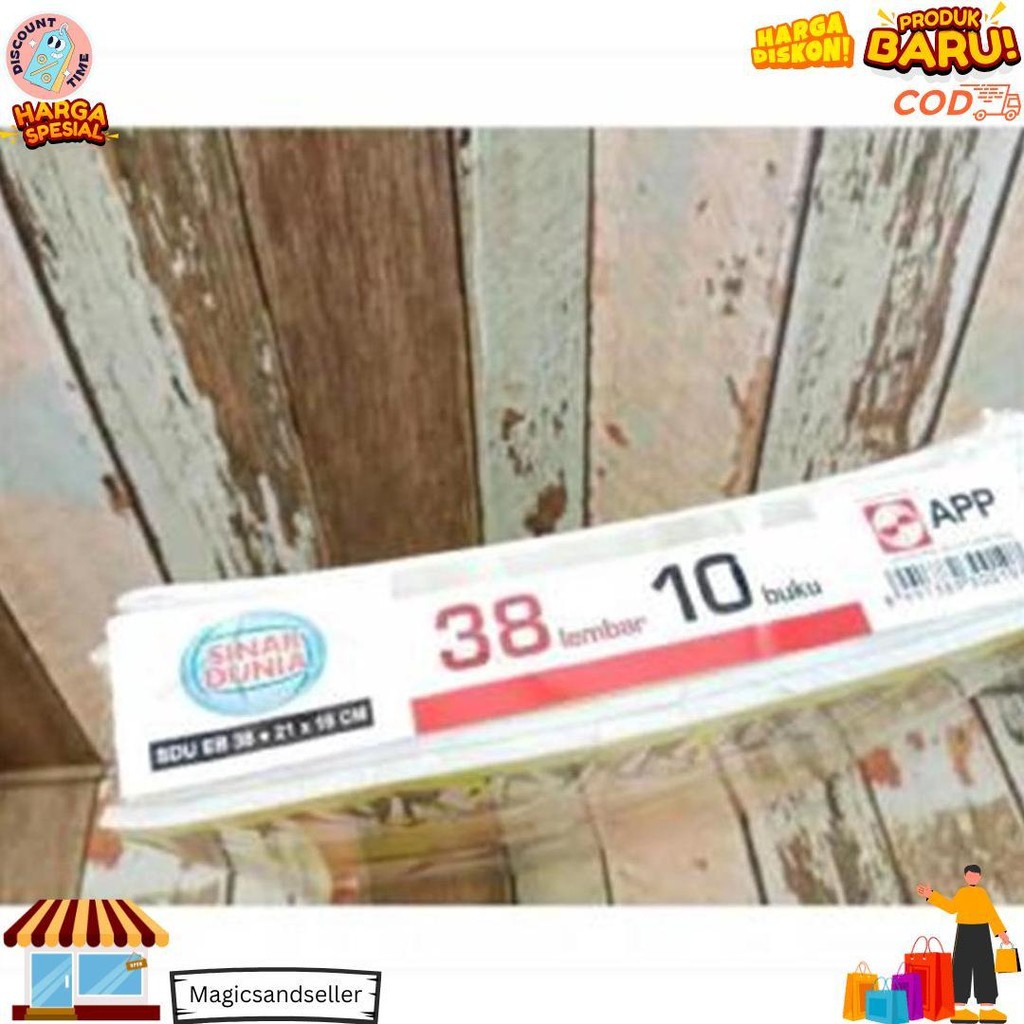 

Buku Tulis Sidu 38 (10Pcs) Sin Ar Dunia D Promo 4.4