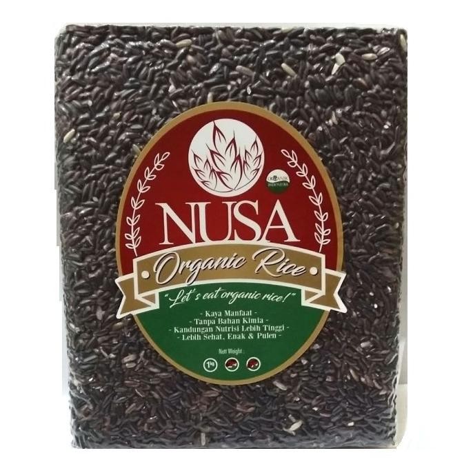 

Baru Nusa Beras Organik - Beras Hitam Kualitas Export - Black Rice 1kg