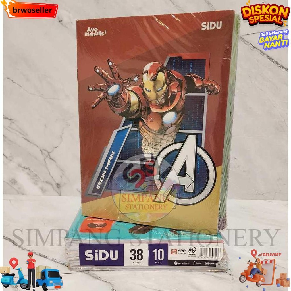 

Sidu Buku Tulis 38 Isi 10 Bj / Sidu Buku Tulis Isi 38 Lembar 1 Pak Isi 10 Buku D Cod