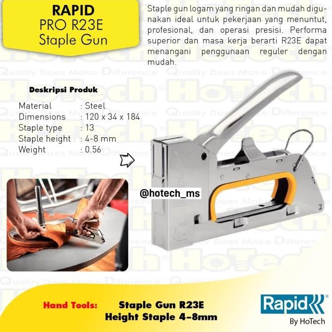 

rapid gun tacker staples tembak | rapid jok kulit motor asli r-23