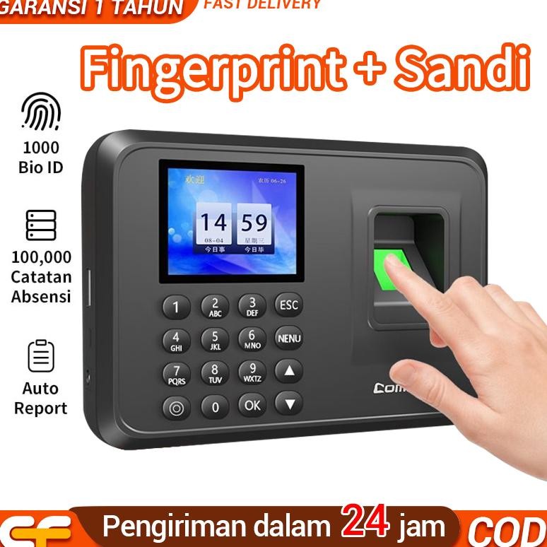 FINGERPRINT MESIN ABSENSI SOLUTION / MESIN ABSENSI / MESIN ABSEN FINGERPRINT PREMIUM