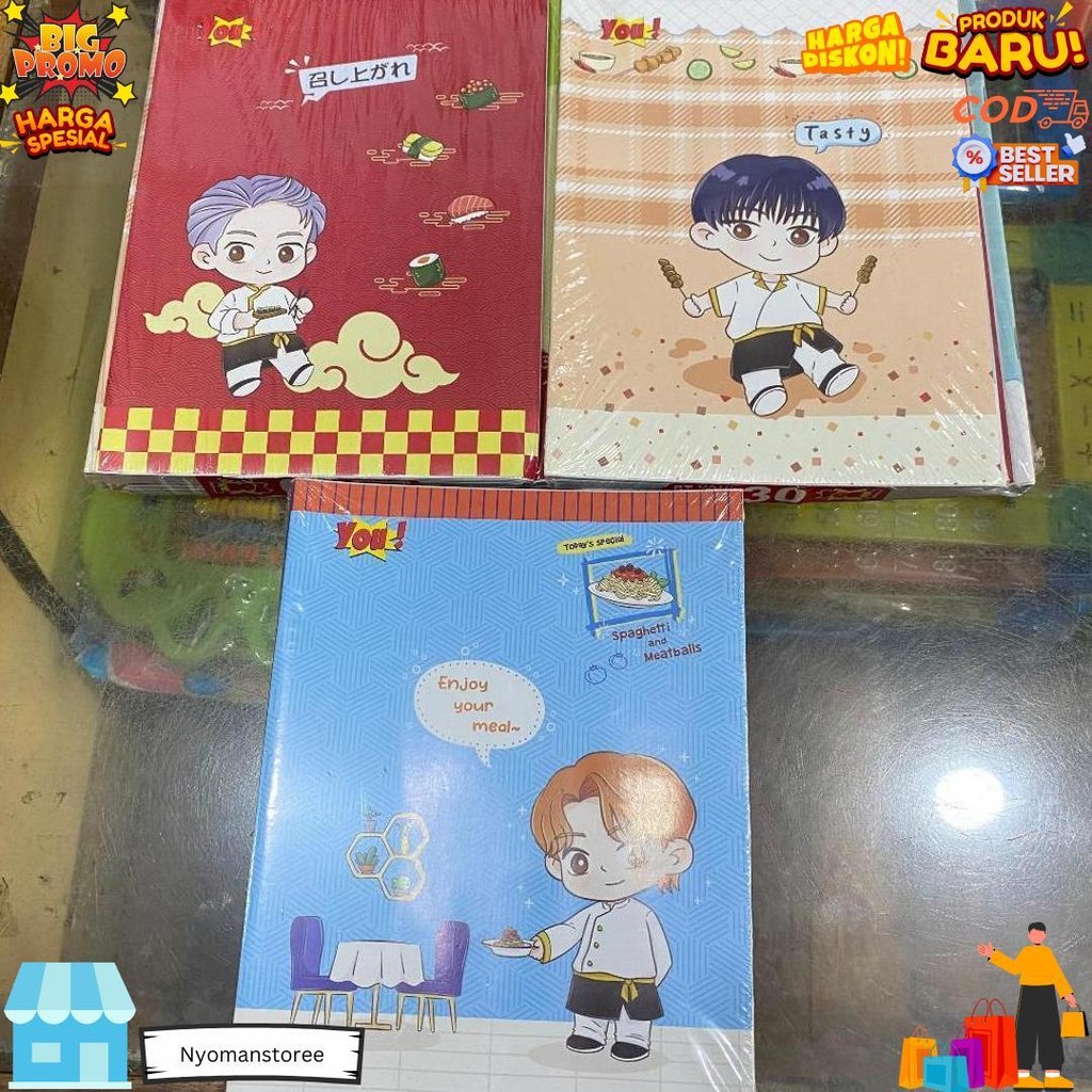 

Buku Tulis You Isi 50 & 58 Lembar (1 Pack Isi 10 Buku) D Sale