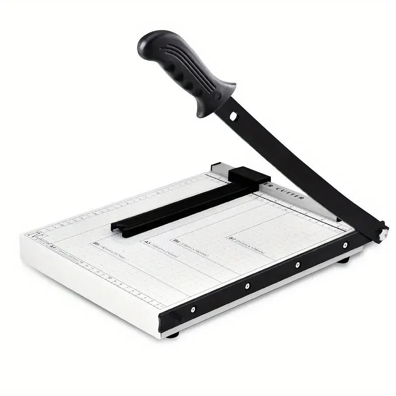

Heavy Duty A4 Paper Cutting Tool With Durable Metal Base - Precise 300Mm Cuts, 10 Page Capacity
