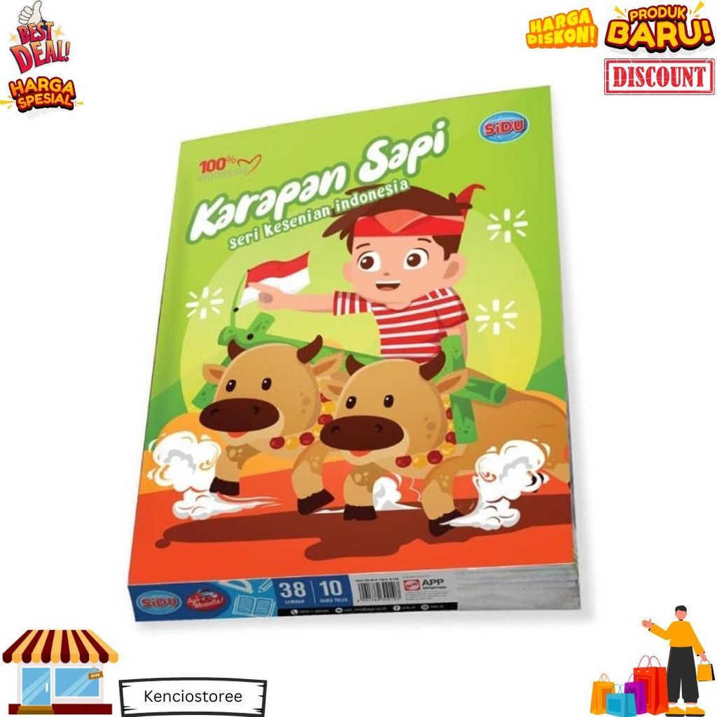 

Sidu Buku Tulis 38 Lembar (1 Pack/ 10 Buku) D Cod