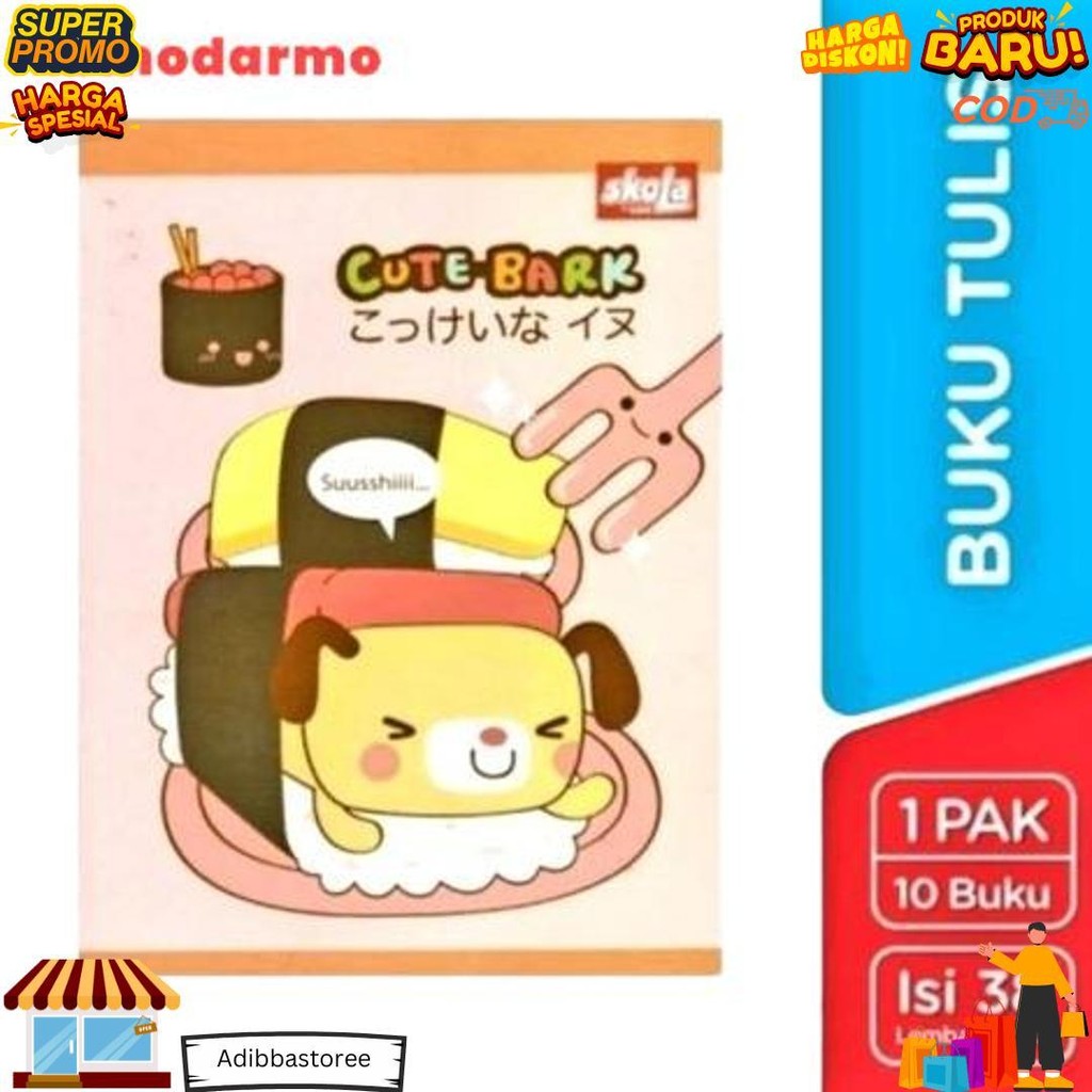 

Tbmo Buku Tulis Skola By Sinar Dunia 38 Lembar Sinar Dunia Per Pack Isi 10 Pcs D Terlaris