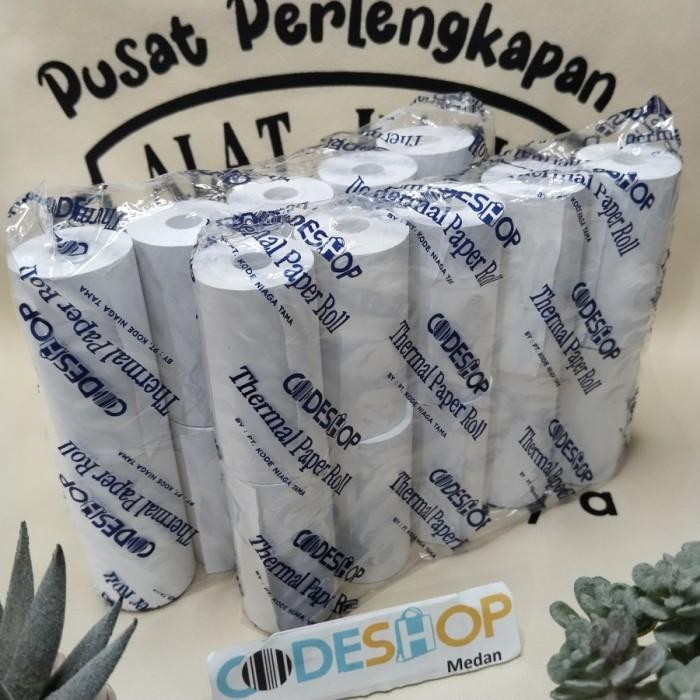 

Dus Kertas Termal 57 X 30 / 57X30 Mm / 57X30Mm / 5,7X3 Cm Coreless Original Dan Terpercaya
