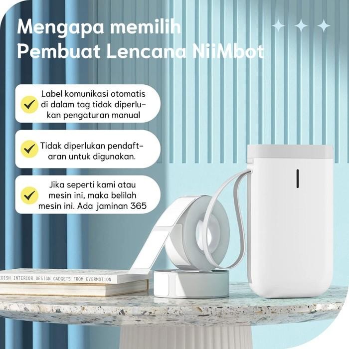 

Niimbot D11 D110 Mesin Label Termal Printer Label Pintar Tanpa Tinta Portabel Yang Dapat Diisi Ulang Untuk Printer Dapur Rumah Original Dan Terpercaya