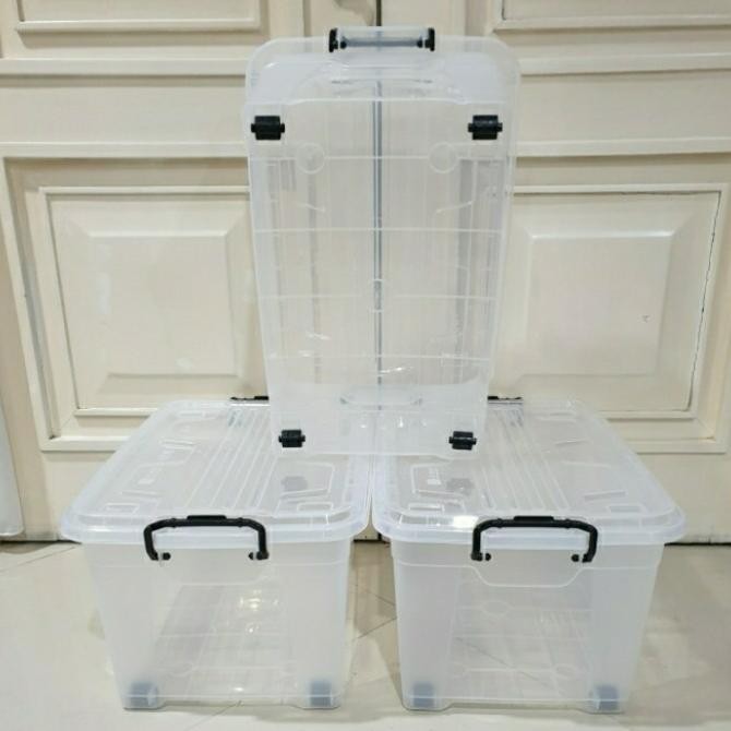 box plastik/ box bening/ box container/ box kontainer 45liter
