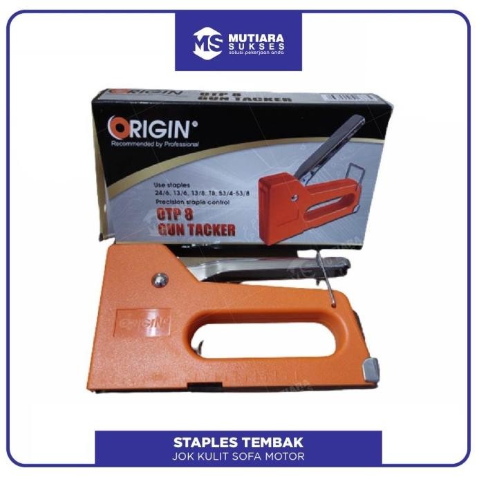 

staples tembak staples steples gun tembak jok kulit sofa motor