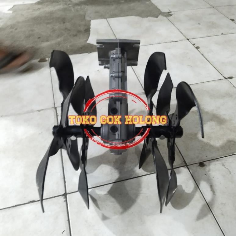 Mini Tiller cakar Pengggembur Tanah Mesin Potong Rumput