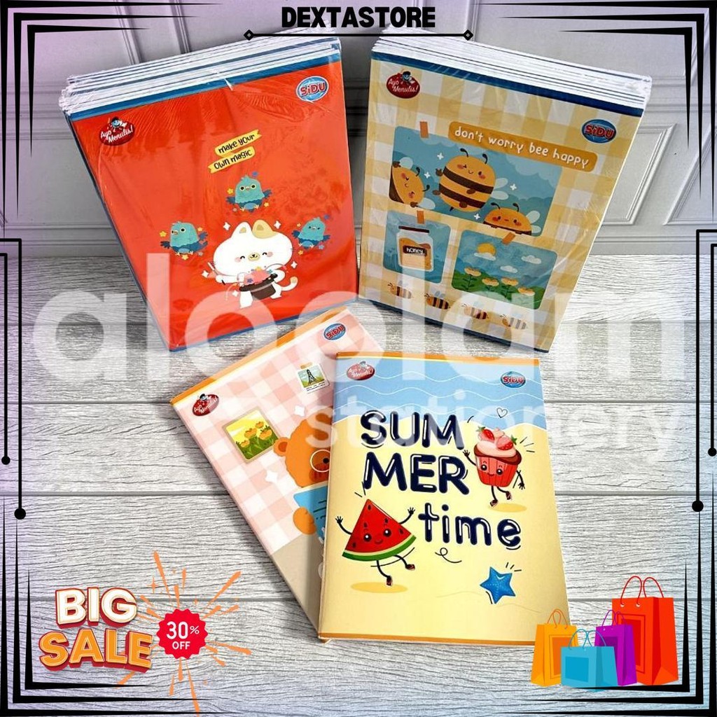 

Satu Pack ( 10 Pcs ) Buku Tulis Sinar Dunia 38 Sidu 38 D Best Seller