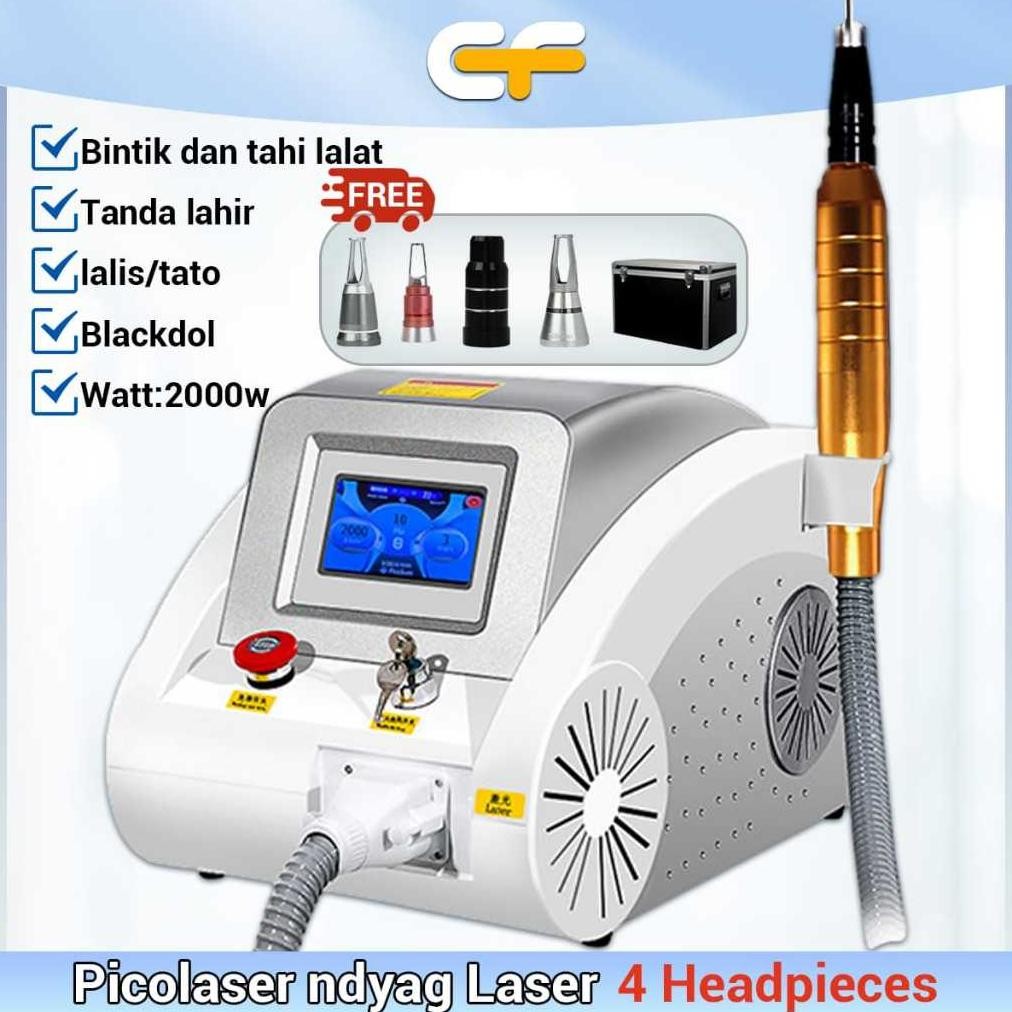 Picosecond Laser 6IN1 Ndyag laser Tattoo Washer, ndyag laser penghilang tato picosure honey comb pic