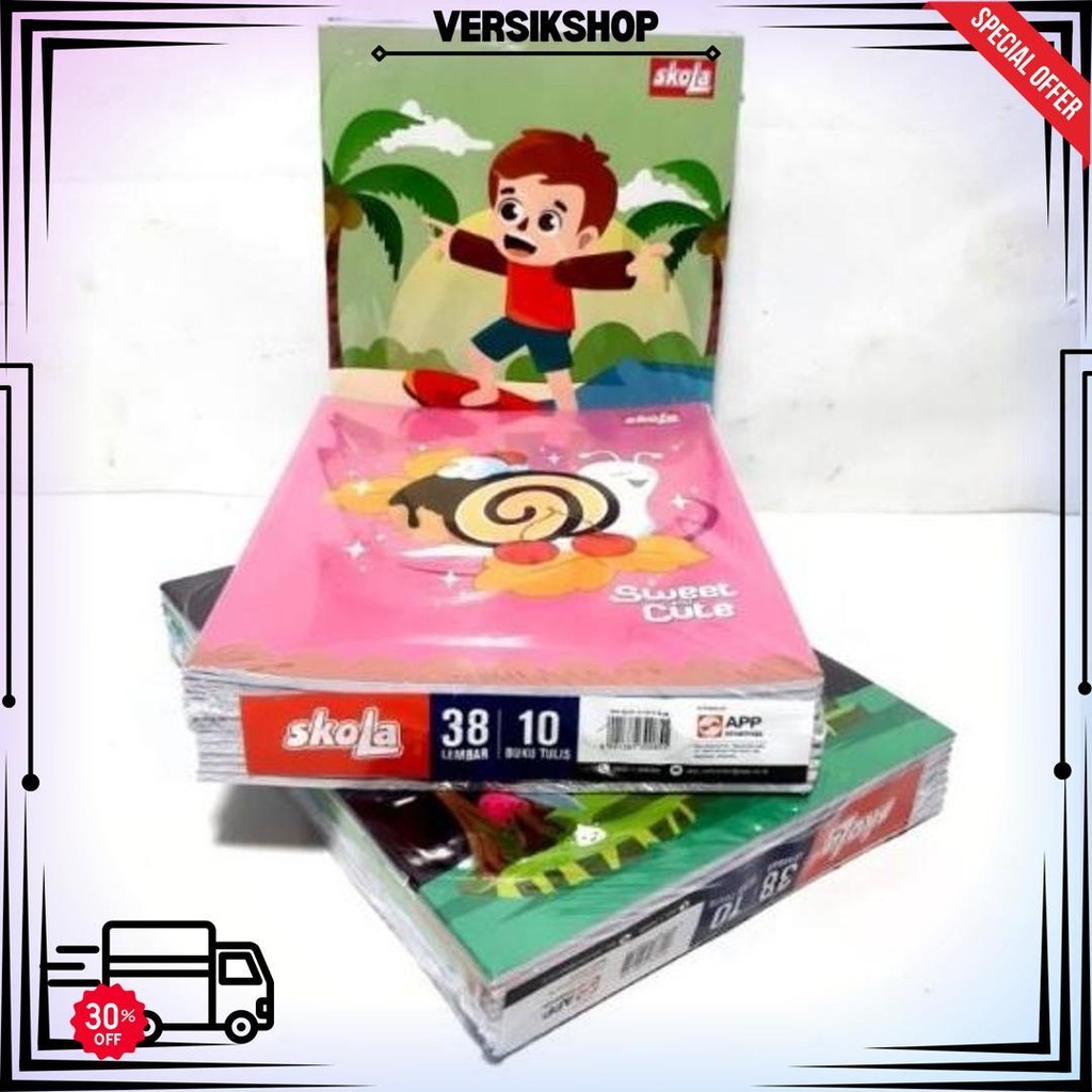

Buku Tulis Skola By Sidu 38 Lembar 1 Pak Isi 10Pcs D Sale