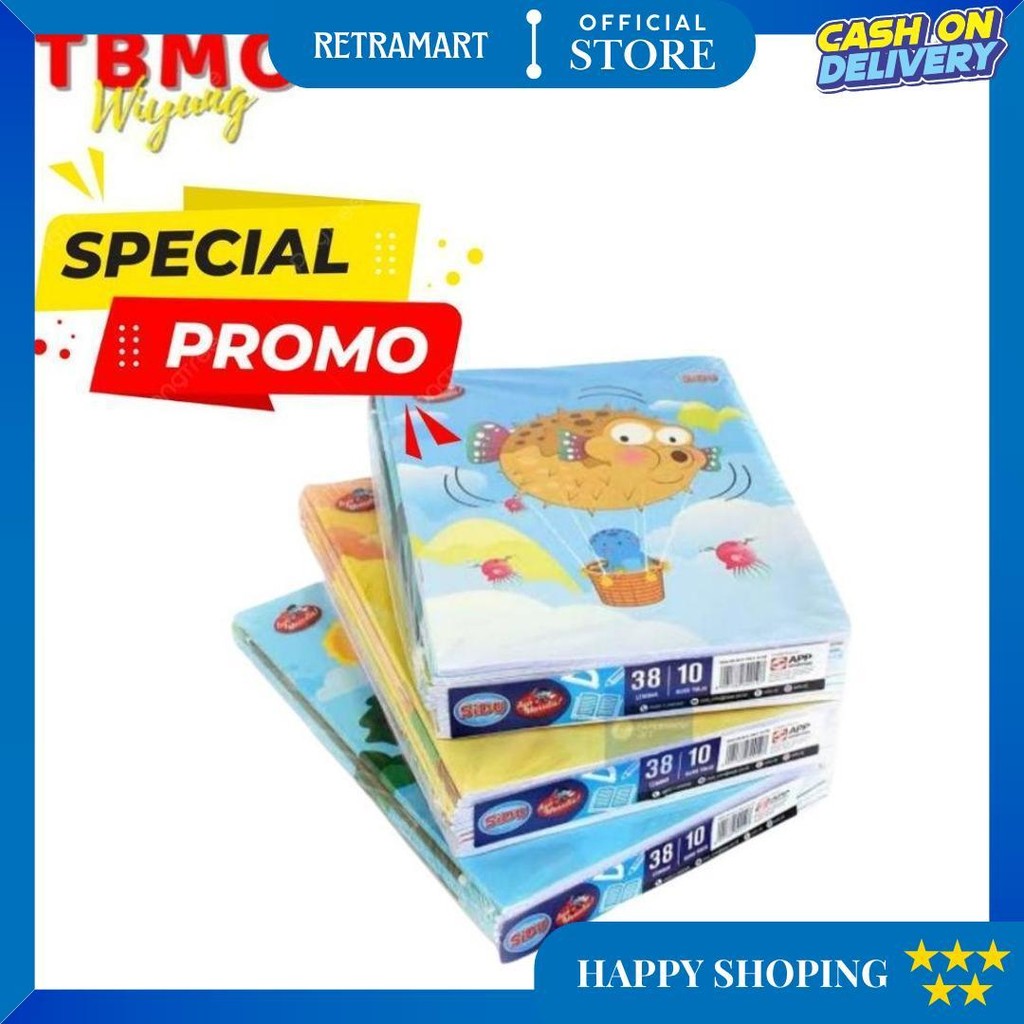 

Promo Buku Tulis Sinar Dunia Eb 38 Lembar Isi 10/Pack D Gratis Ongkir