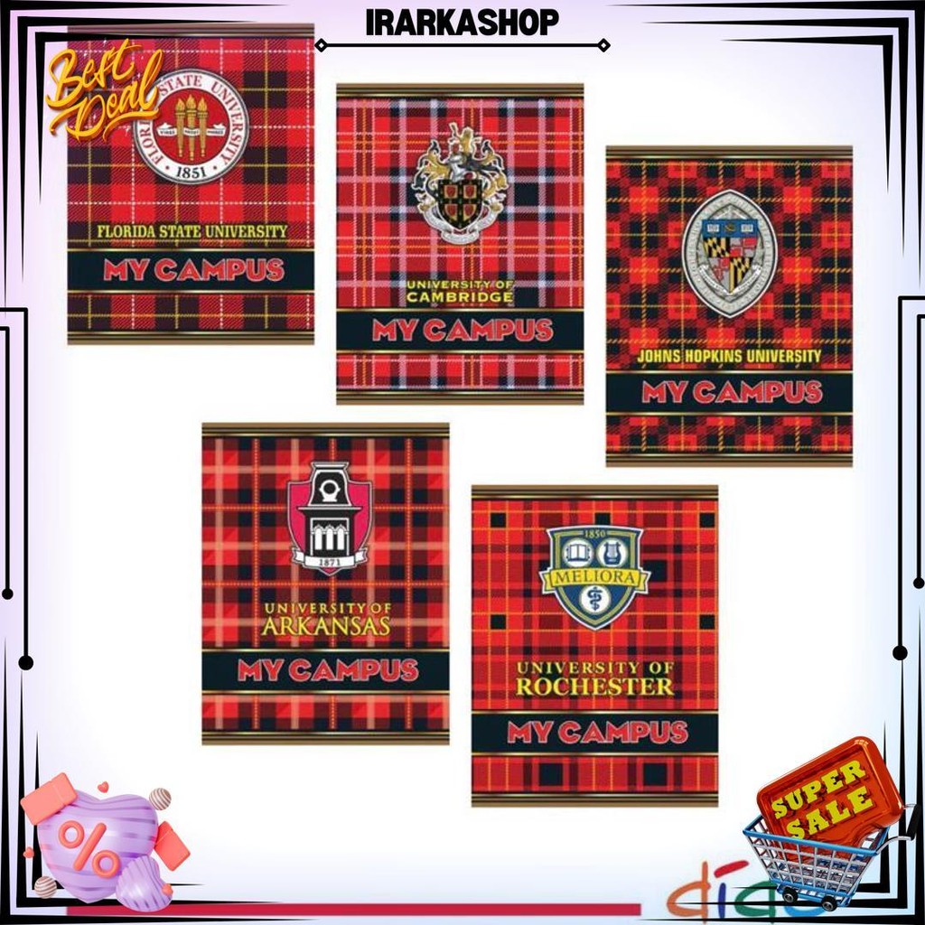 

[10 Buku] Buku Tulis Campus Murah 50 Lembar Dido Tipis Ekonomis D Sale