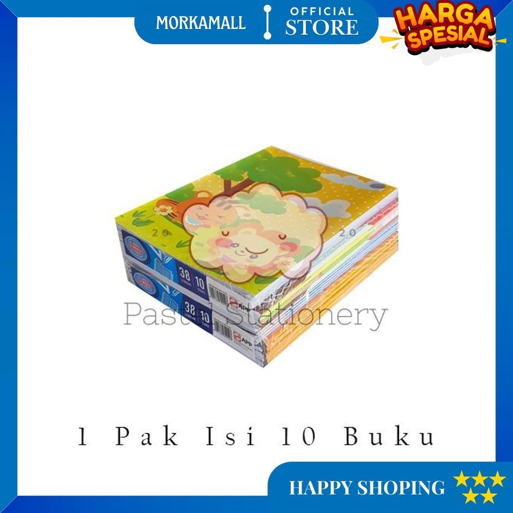 

[Pack] Buku Tulis Sidu 38 Lembar 1 Pak Isi 10 Buku Sinar Dunia D Gratis Ongkir