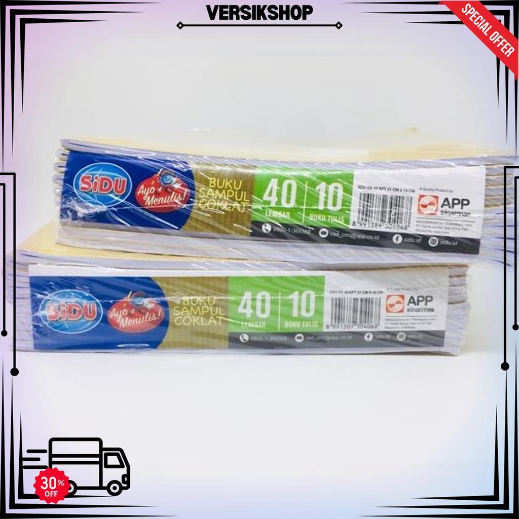 

Buku Tulis Sampul Cokelat Sinar Dunia Kraft / Sidu 40X10 Lembar D Terlaris