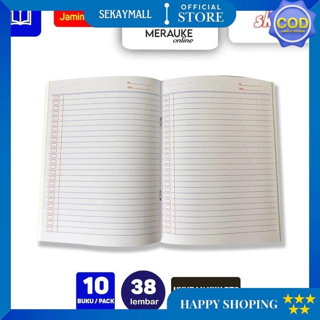 

[ Pak ] Buku Tulis Skola By Sidu 38 / 58 Lembar / Buku Tulis Skola 38 / 58 Grosir (Isi 10 Buku) D Promo Puncak
