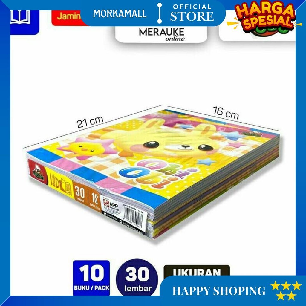 

Buku Tulis Sidu Dodo 30 Lembar(10Pcs) D Terlaris