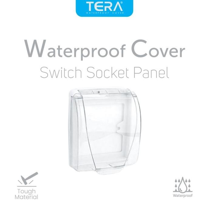 Terlaris Tera Waterproof Cover Penutup Pelindung Pengaman Panel Stop Kontak